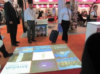 Interactive Virtual floor branding