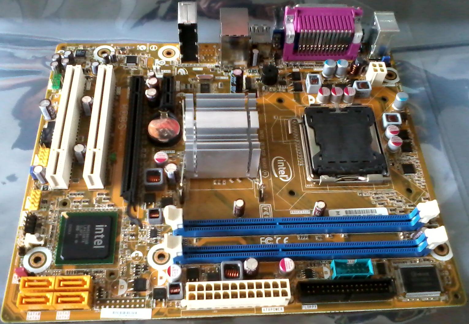 Intel DG41WV motherboard pentium dual core cpu large image 0