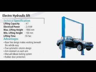 Electric 2 post lift BY Speedy Shop PLEASE CALL 01711220115