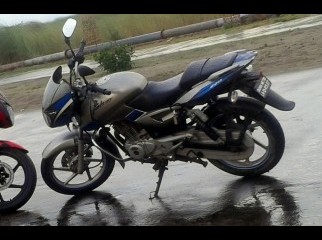 Silver Pulsar modified like 2012 model 150cc