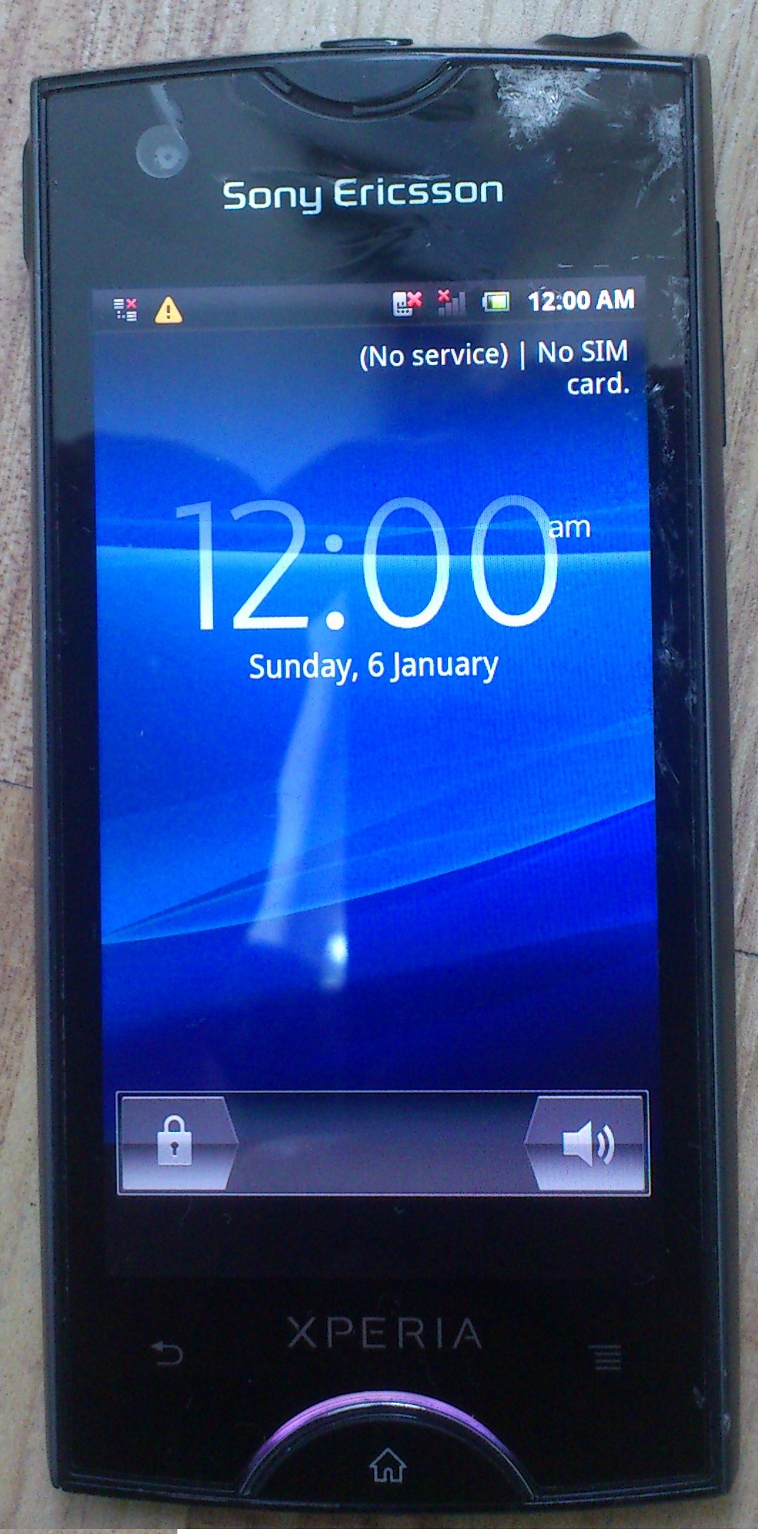 Sony Ericsson XPERIA Ray - 1GB - White Orange UK URGENT large image 0