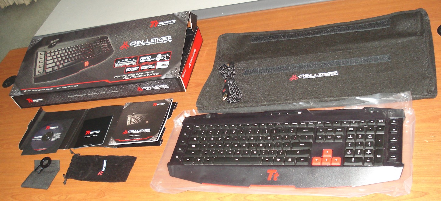 Tt eSPORTS Challenger Pro gaming keyboard large image 0