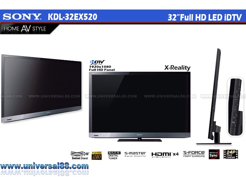 SONY BRAVIA EX520 32 INCH LED TV large image 0