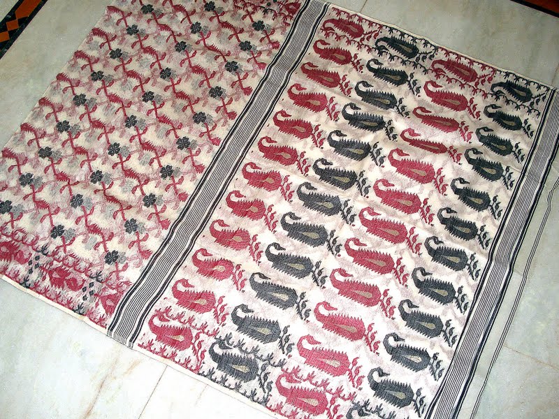 Hand made Jamdani Saree large image 0