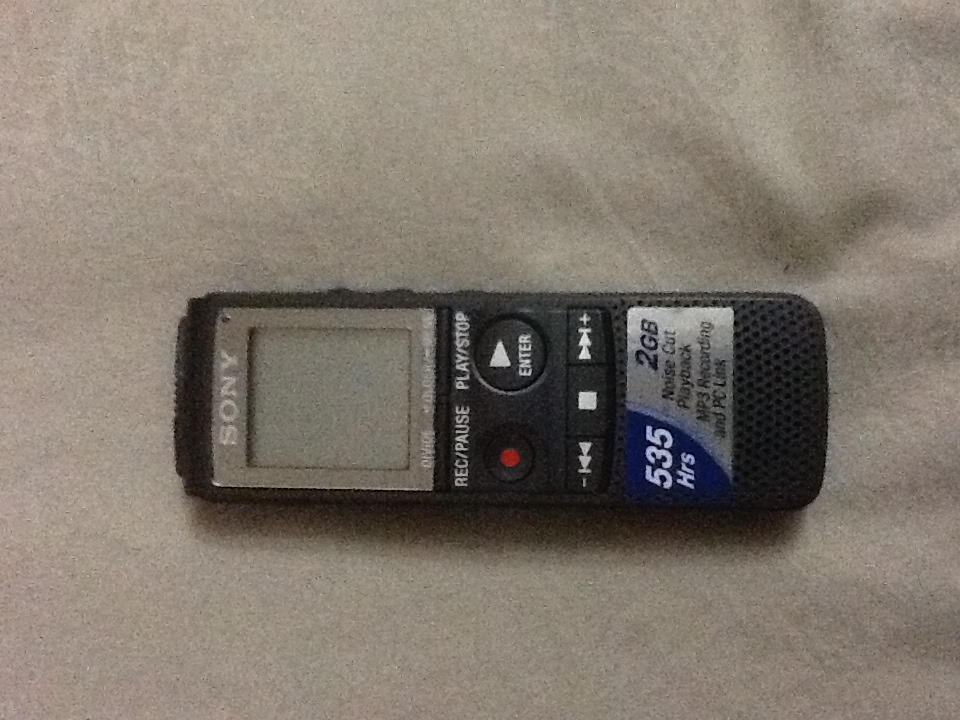 Sony Digital Voice Recorder SOLD SOLD SOLD  large image 0