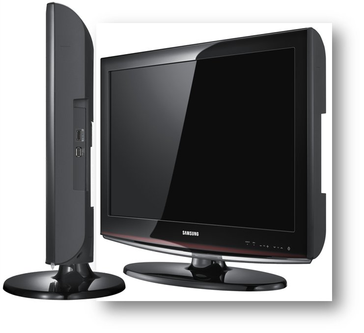 SAMSUNG 32 SLIM HD LCD TV 2012 Model  large image 1