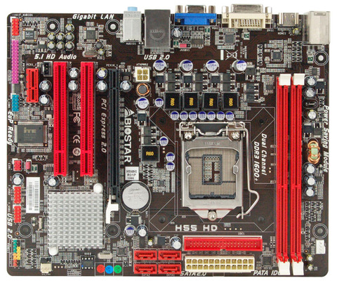 BIOSTAR H55 HD MOTHERBOARD FOR CORE i3 i5 i7 PROCESSOR large image 0