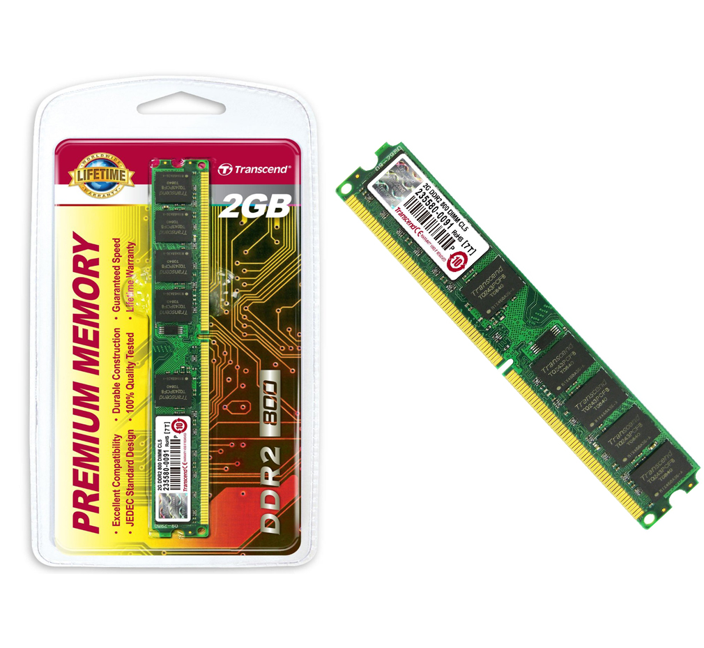 Transcend 2GB DDR2 Bus speed 800 large image 0
