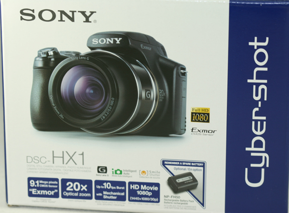 SONY HX1-Semi DSLR-Free-2Batteries 1Bag 4GB Memory large image 4