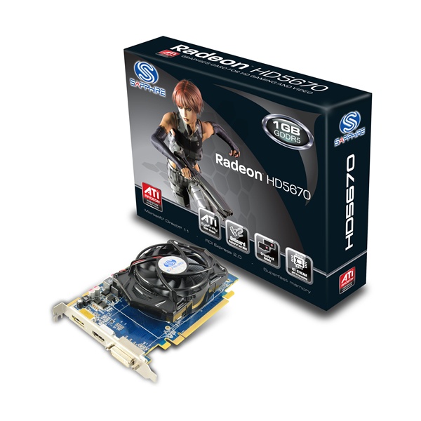 SAPPHIRE HD 5670 1GB GDDR5 PCIE large image 0