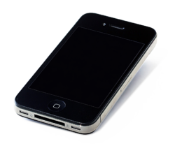 iPhone 4 32GB factory unlock black from Denmark large image 0