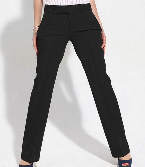 Women s Fashion Slim Low Waist Woolen Working Boot Cut Long large image 0