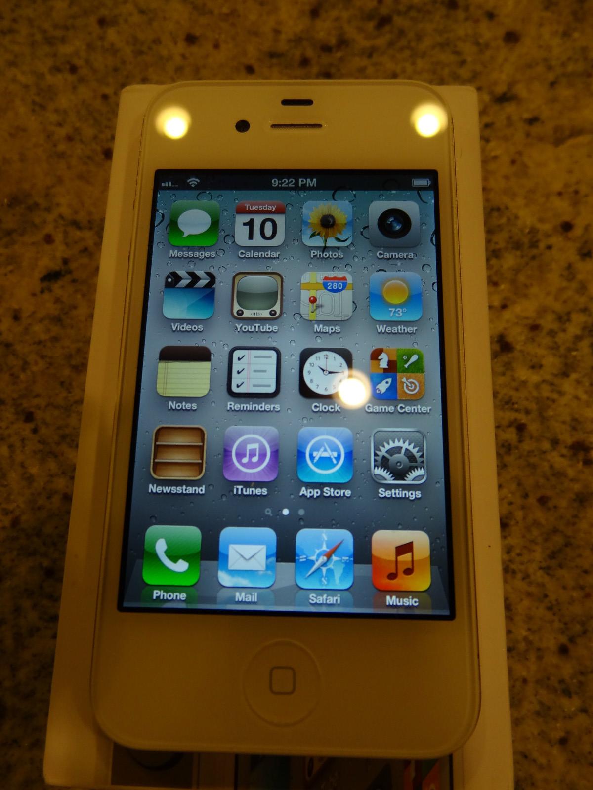 iPhone 4s-16GB International Unlock White large image 1