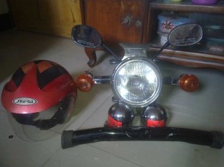 Orginal Front headlight kit of hyosung bike with accessoris