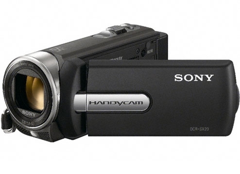 Sony DCR SX20E Black Handycam large image 0