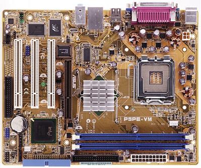 Asus P5PE-VM Mainboard With 1GB RAM large image 0