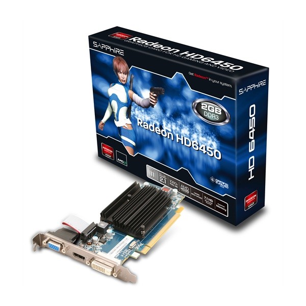 SAPPHIRE RADEON HD 6450 2GB DDR3 large image 1