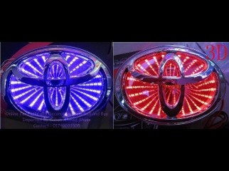 3D LED Car Decal Logo Light Color Auto Led Lamp For TOYOTA