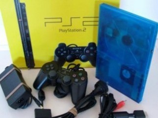 Sony PS2 Slim Console Black with Accessories Games