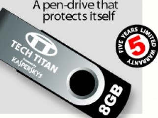 Kaspersky T-Drive Pendrive 8GB built in antivirus