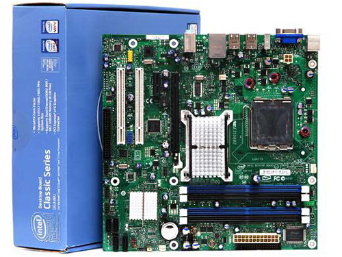 core2duo intel motherboard 2gb ram 500w psu large image 1