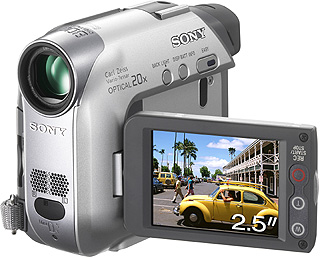 SONY Handycam DCR-HC32E Silver large image 1