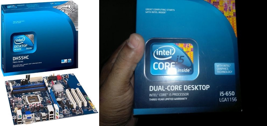 Intel Core i5-650 1st Generation MotherBoard Intel DH55HC large image 0