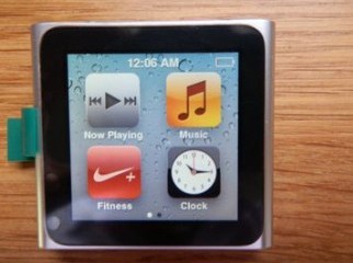 iPod Nano 8gb 6th generation Silver colour 