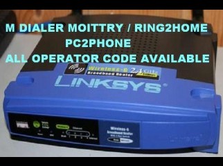 M Dialer Moittry Ring2Home pc2phone linksys device