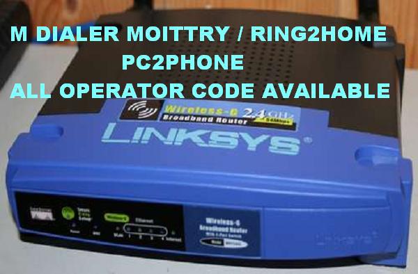 M Dialer Moittry Ring2Home pc2phone linksys device large image 0