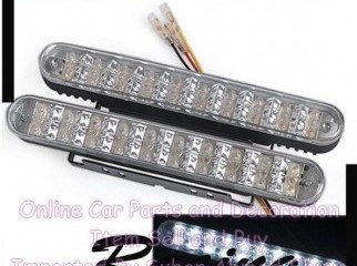 White 5W 30-LED Daytime Running Light Lamp DRL Turn Signal