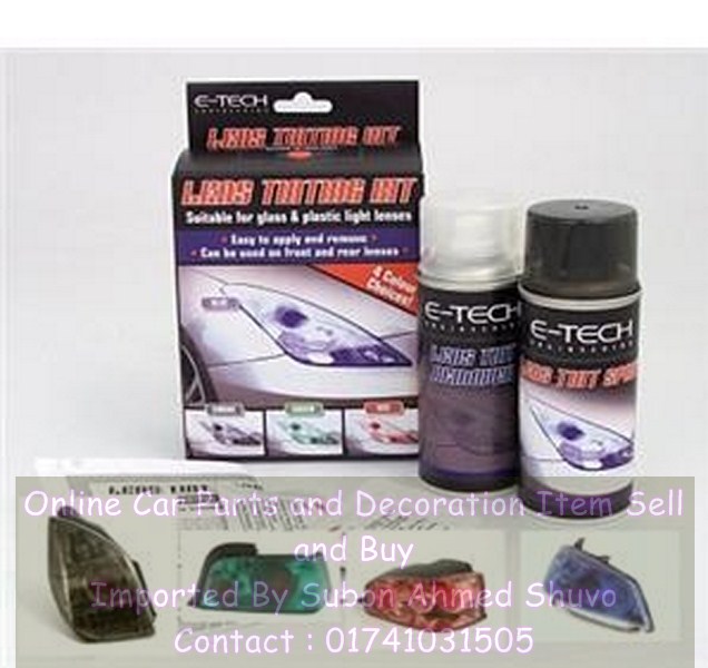 car Headlight Foglight Tail light tint spray large image 0