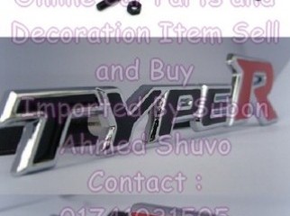 HONDA TYPE R GRILL BADGE