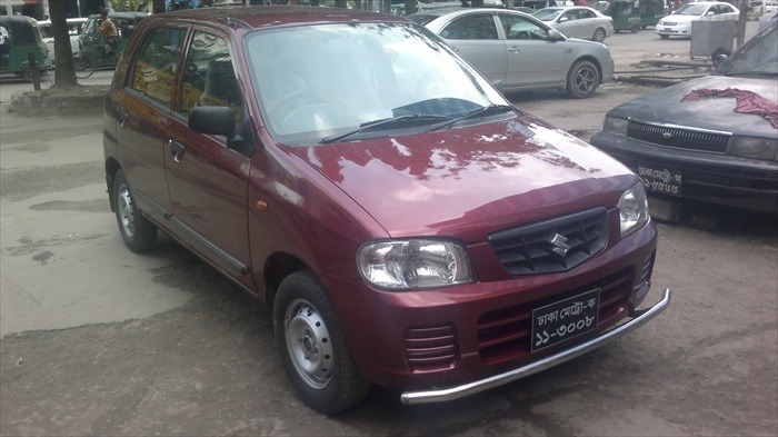 SUZUKI ALTO 2010 12..Maroon. 8 months Used.CNG.Very Fresh.Al large image 0