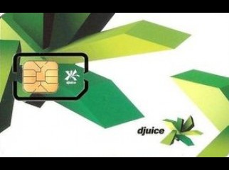 Djuice 0176 997733 sim is for sale