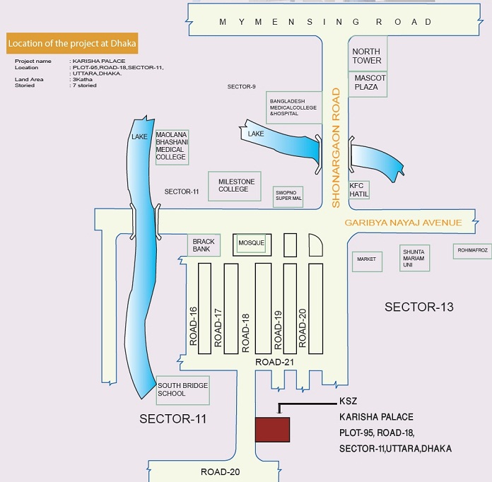 1600 sft flat sector 11 large image 1