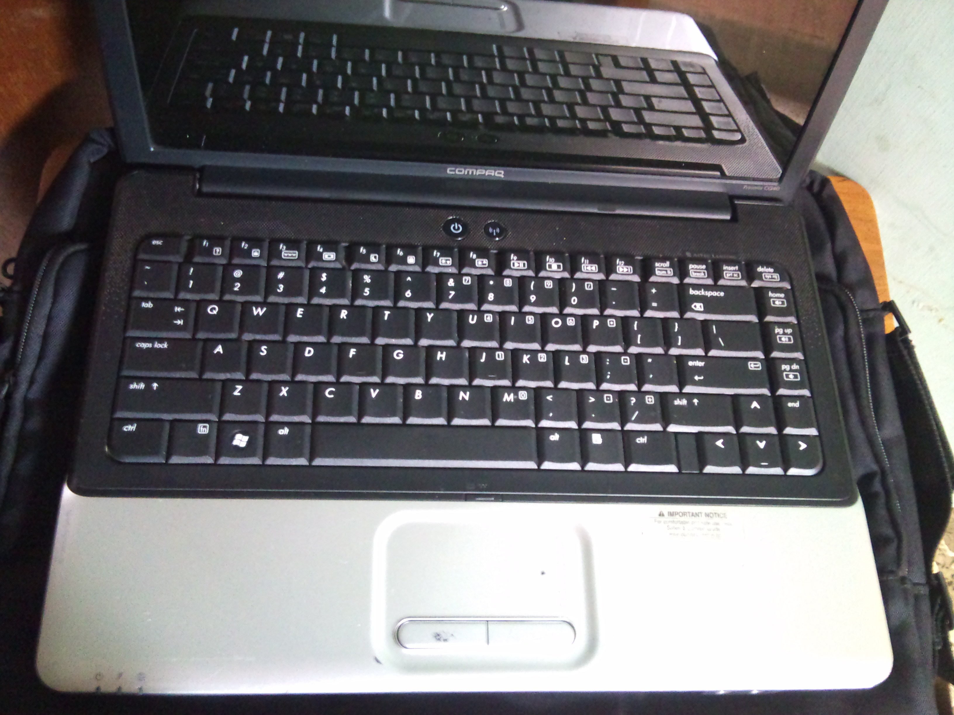 HP COMPAQ CQ40-629TU DUAL CORE WITH REAL HP BAG large image 1