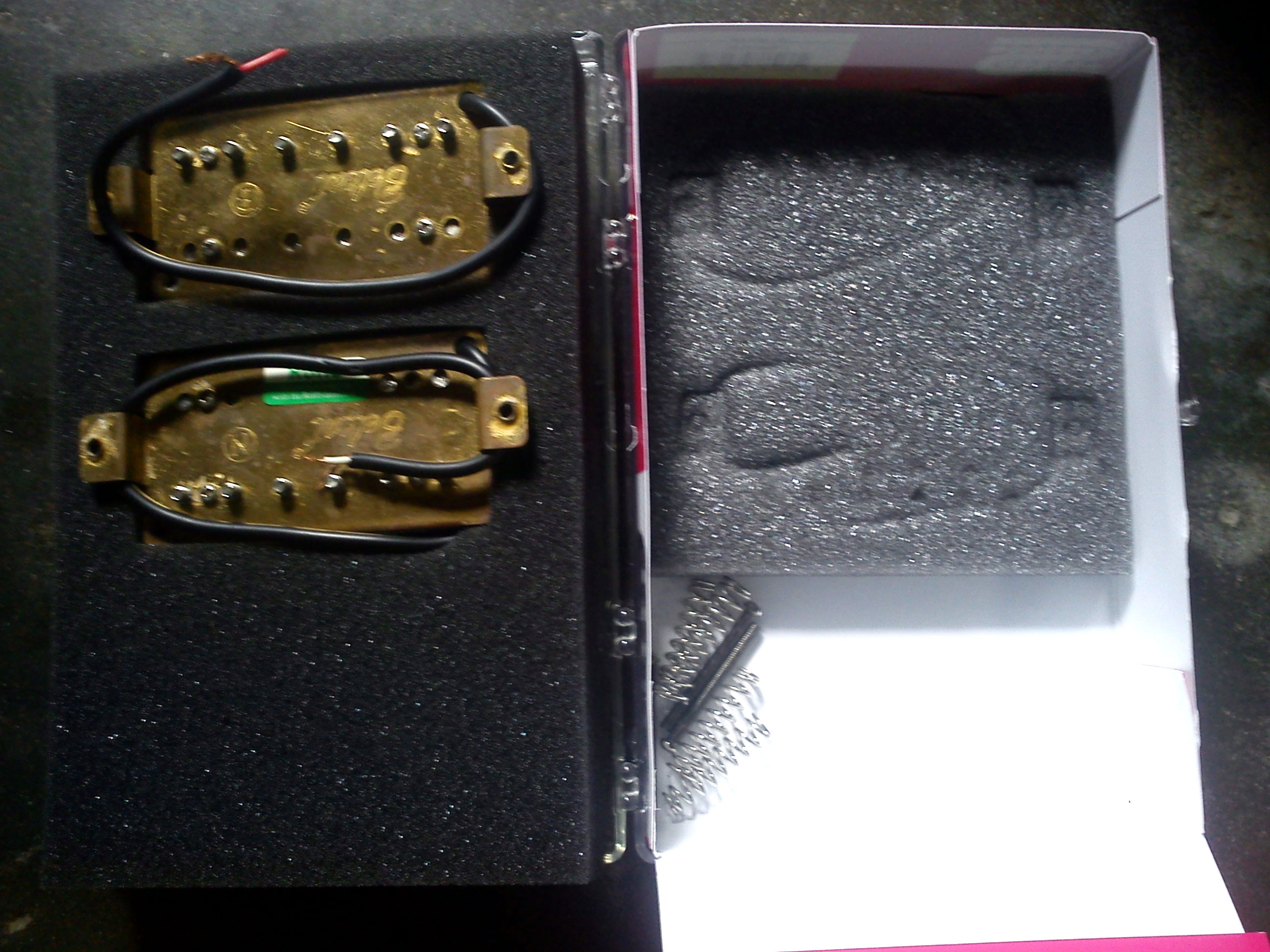 ESP LH 100- bridge and neck pickup set. large image 2