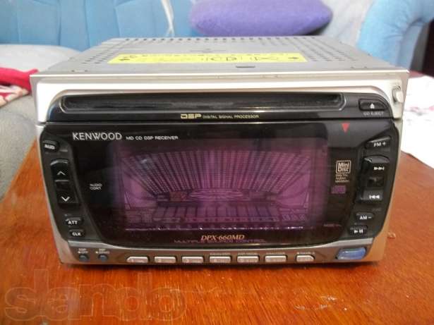 KENWOOD CD MD DUAL DIN PLAYER large image 0