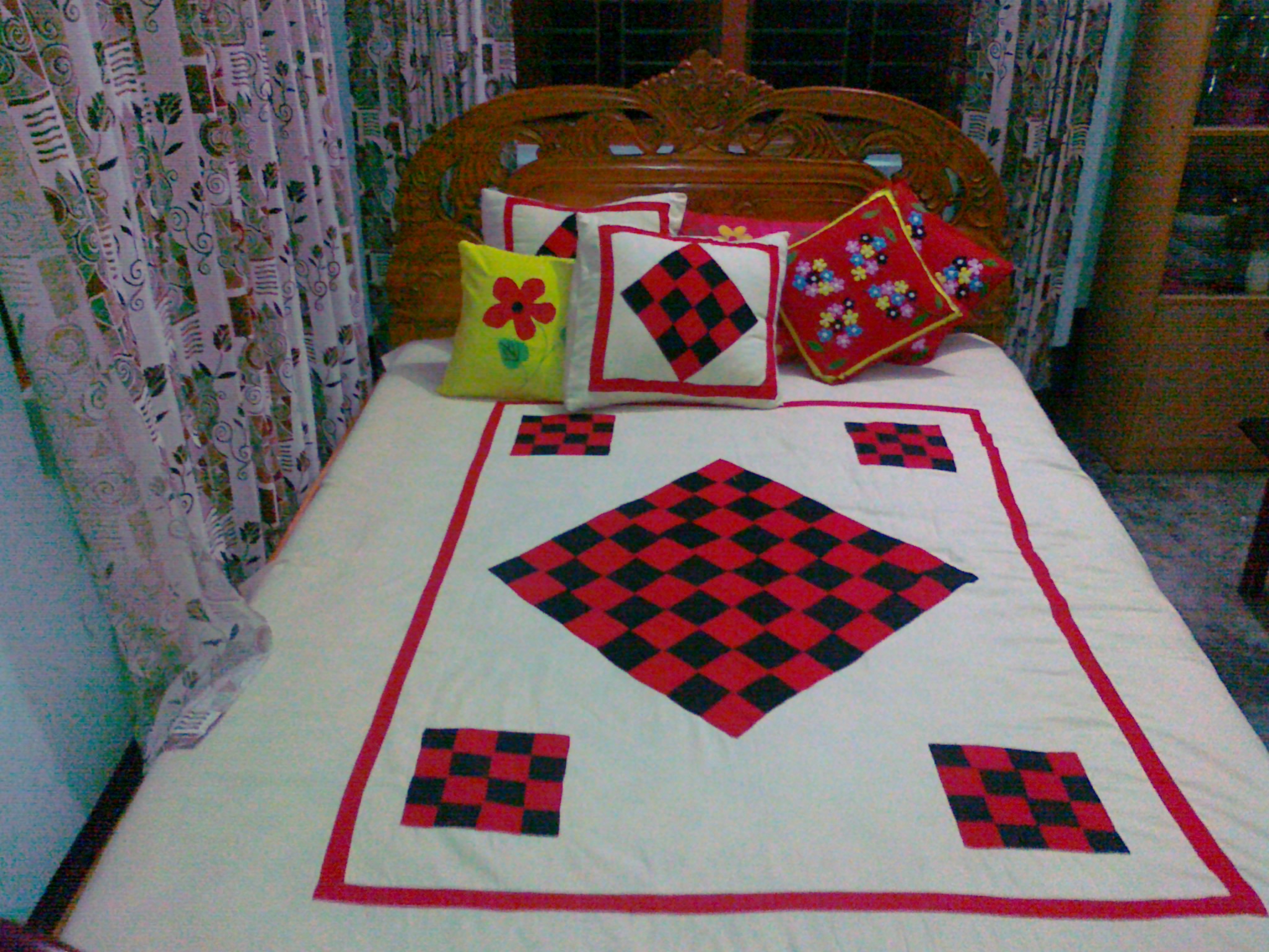 Hand Made BED SHEET large image 2