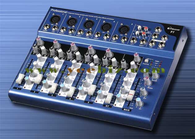 professional sound mixer 6 chanel large image 0