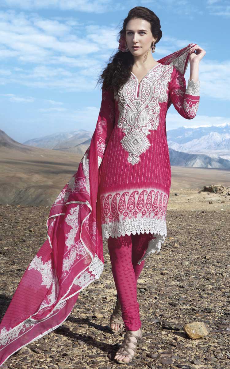Pakistani Dresses Lawn Collection large image 0