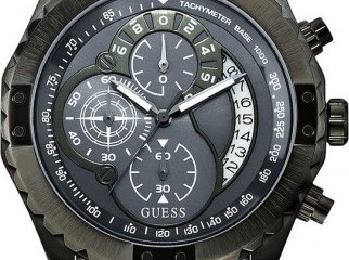 GUESS WATCH Men s Chronograph Gunmetal Ion Plate