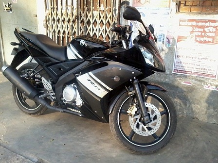 Yamaha R15 2010 black-white with papers large image 0