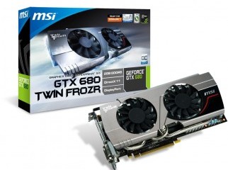 Graphics card MSI Gtx 680 twin Frozer 2GB