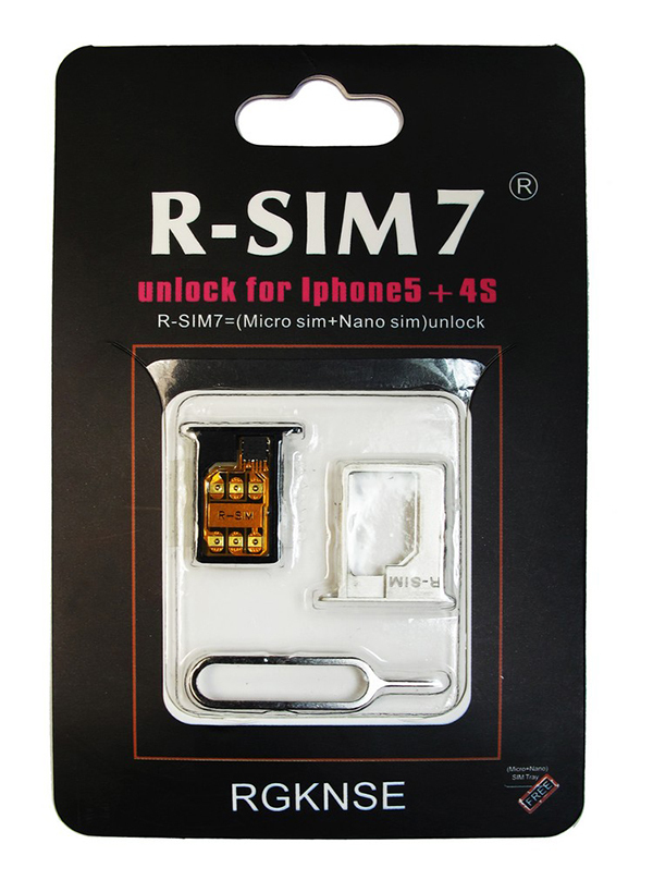 RSIM7 R-SIM7 Unlock Card For Iphone 4S Iphone 5 iOS 5.0 5. large image 0