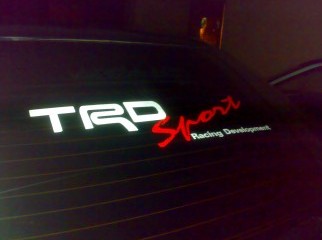 TRD sport sticker