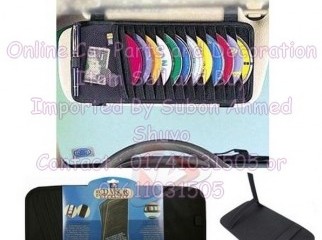 New Universal 18 Disc Cd Dvd Car Sun Visor Holder Sleeve Wal