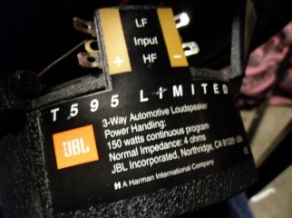 JBL T595 USA Car Speakers