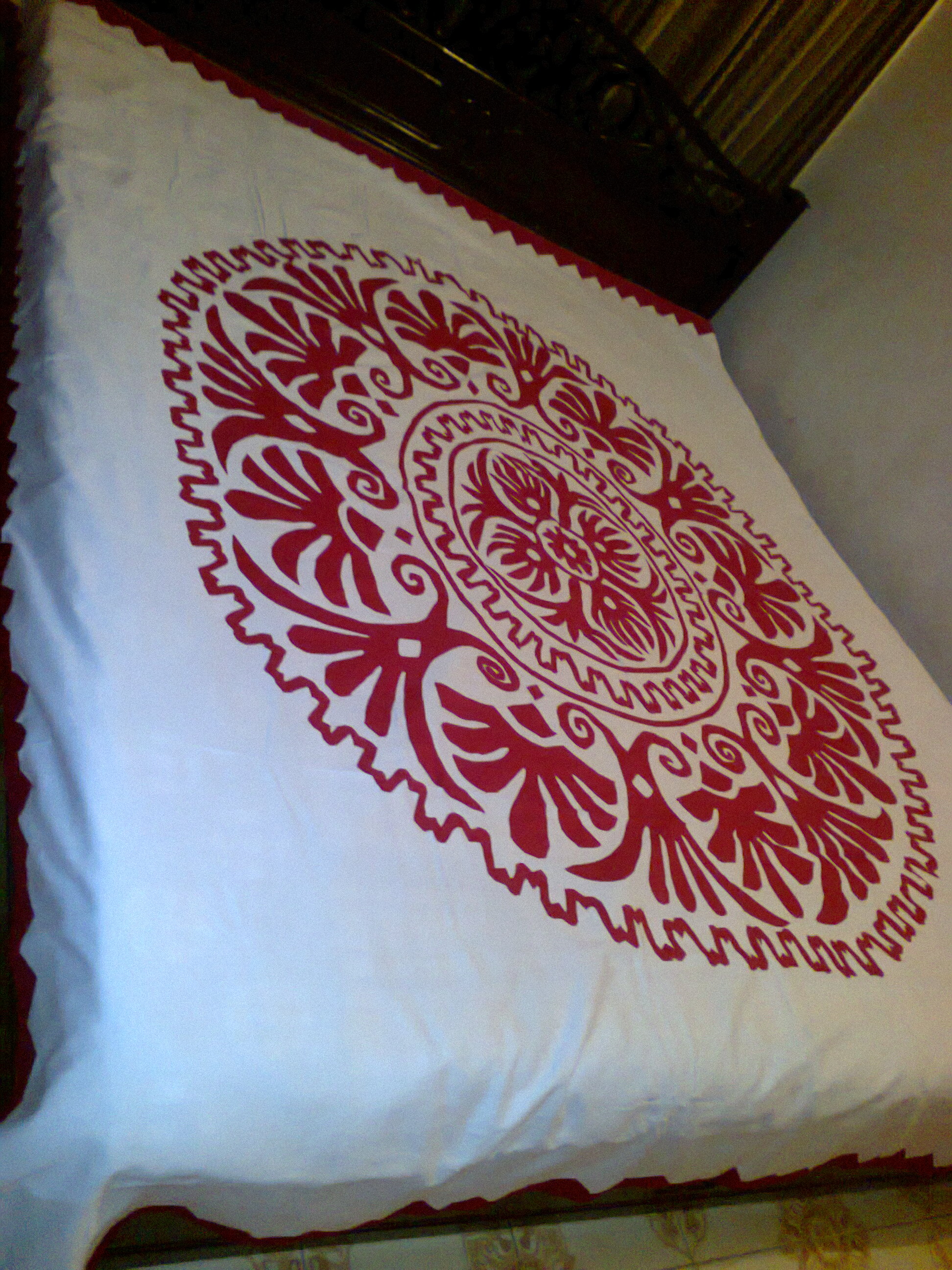 APPLIQUE BED -SHEET large image 0